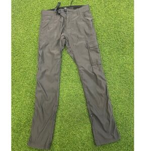 Affix Works 686 Ana Slim Fit Cargo Pants Charcoal Grey Mens 32x30 Hiking Tech